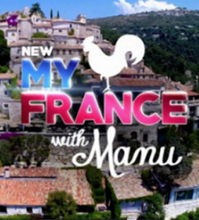 Promotional visuals for “My France with Manu”, Season 2 – The Rhone Valley Parts 1 and 2, filmed across the Rhône-Alpes wine region.